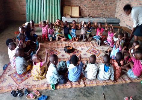 Children with caregivers
