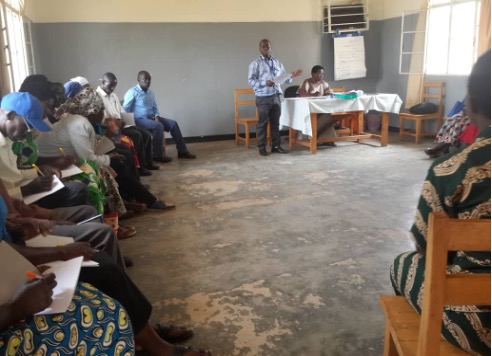 Training of FOFs and CHWs at Kigese Health Center on Nutrition, 2019