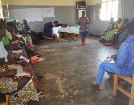 Training of FOFs and CHWs at Kigese Health Center on Nutrition, 2019