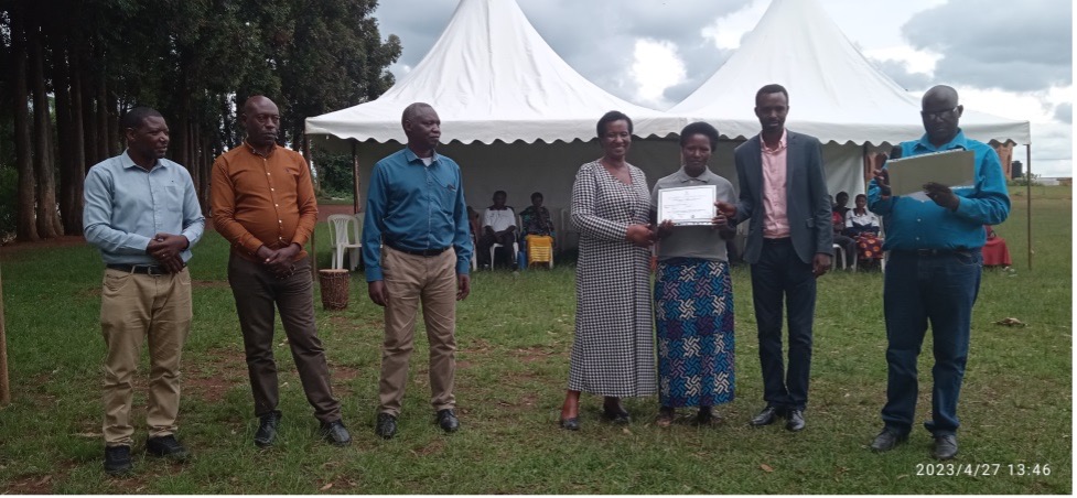Certificate ceremony
